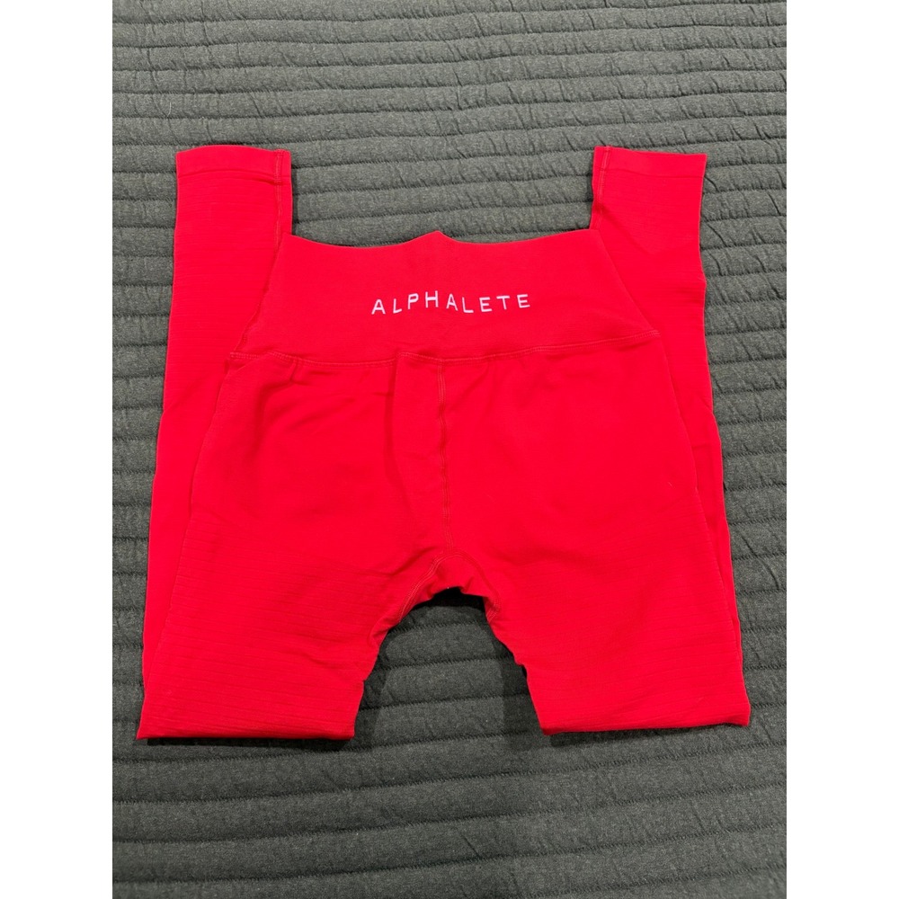 Alphalete OG Revival Legging Formula Red Size Medium Seamless